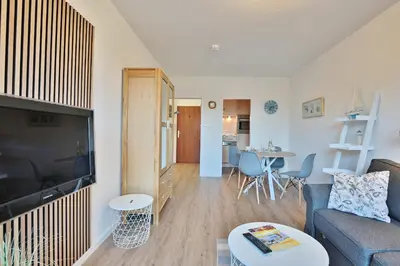TV/Unterhaltungsangebot in der Unterkunft Haus Nautica Nautica Appartement 08