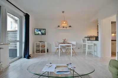 TV/Unterhaltungsangebot in der Unterkunft Haus Oceanfront, Appartement 9