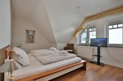 TV/Unterhaltungsangebot in der Unterkunft Ferienappartement Strandallee 150a Appartement 3