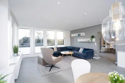 Ein Sitzbereich in der Unterkunft PAR1 Ferienwohnung Appartement 28