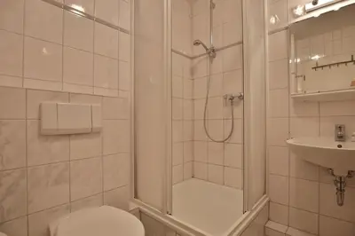 Ein Badezimmer in der Unterkunft Maison Baltique Niendorf Appartement 15