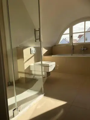 Ein Badezimmer in der Unterkunft Reetdachhaus Seasons mit Kamin & Sauna