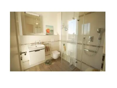 Ein Badezimmer in der Unterkunft Holiday apartment PG Seestrasse