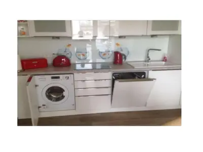 Küche/Küchenzeile in der Unterkunft Holiday apartment PG Seestrasse