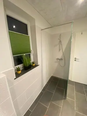 Ein Badezimmer in der Unterkunft NEU! Modernes Ferienhaus Schwanbeck mit Whirlpool-Option