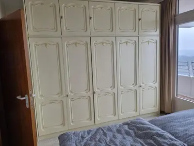 Ein Bett oder Betten in einem Zimmer der Unterkunft Gut-zu-Mir FeWo Maritim Travemünde