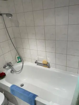 Ein Badezimmer in der Unterkunft Gut-zu-Mir FeWo Maritim Travemünde