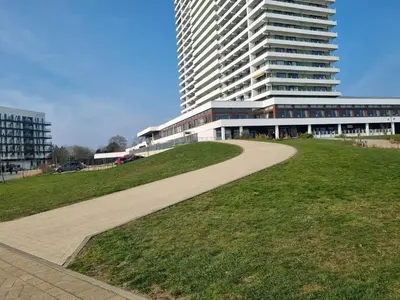 Das Gebäude in dem sich die Ferienwohnung befindet