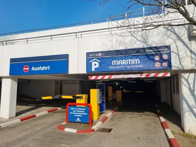 Ein Zertifikat, Auszeichnung, Logo oder anderes Dokument, das in der Unterkunft Gut-zu-Mir FeWo Maritim Travemünde ausgestellt ist