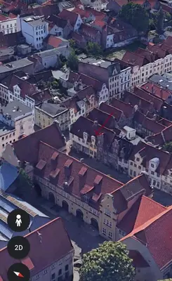 Ein allgemeiner Blick auf Lübeck oder ein Stadtblick von der Ferienwohnung aus