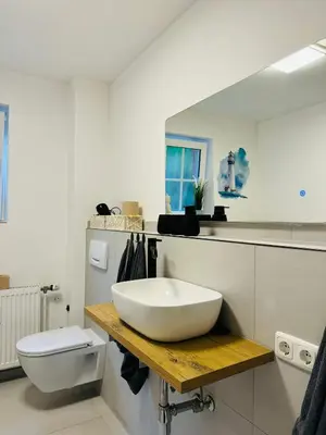 Grundriss der Unterkunft Charmante Ferienwohnung in Scharbeutz -Ihr perfektes Zuhause am Meer! Terasse, Parken & Strand! W1