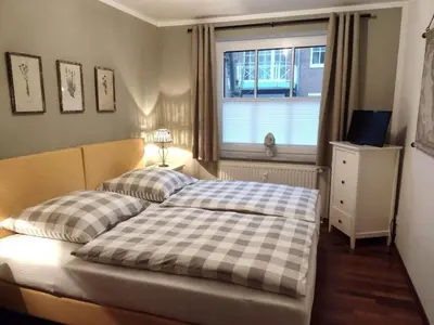 Ein Bett oder Betten in einem Zimmer der Unterkunft Holiday apartment Baltic Sea sweetheart