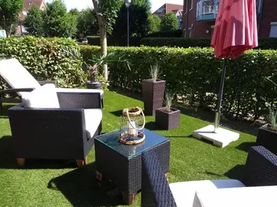 Ein Garten an der Unterkunft Holiday apartment Baltic Sea sweetheart