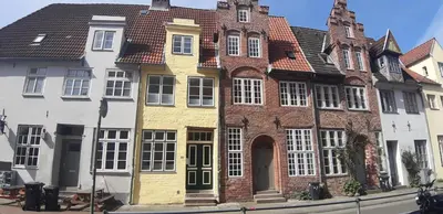 Das Gebäude in dem sich die Ferienwohnung befindet