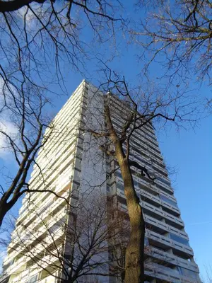 Das Gebäude in dem sich die Ferienwohnung befindet
