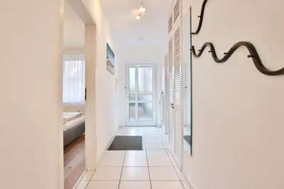 Ein Badezimmer in der Unterkunft Haus Ostseeallee 10 Ostseeallee Appartement 65