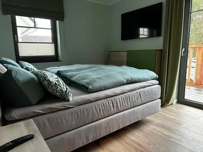 Ein Sitzbereich in der Unterkunft Villa SummerGreen