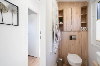 Ein Badezimmer in der Unterkunft Ostseecamp Klabautermann