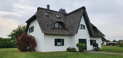 Das Gebäude in dem sich die Ferienwohnung befindet
