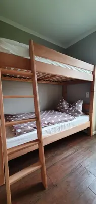 Ein Bett oder Betten in einem Zimmer der Unterkunft Bei Schroeter's