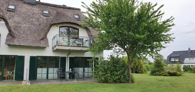 Ein Garten an der Unterkunft Bei Schroeter's
