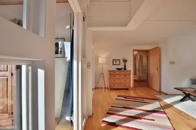 Ein Bett oder Betten in einem Zimmer der Unterkunft Ferienhaus Aalweg