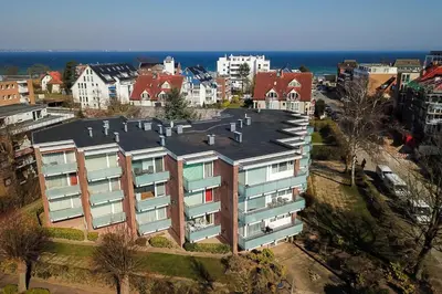 Das Gebäude in dem sich die Ferienwohnung befindet