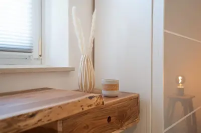 Ein Bett oder Betten in einem Zimmer der Unterkunft Wald 020 - 