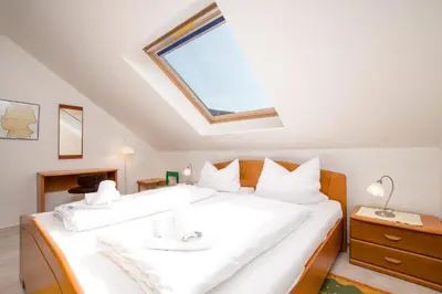 Ein Bett oder Betten in einem Zimmer der Unterkunft STR 028 - Strandburg