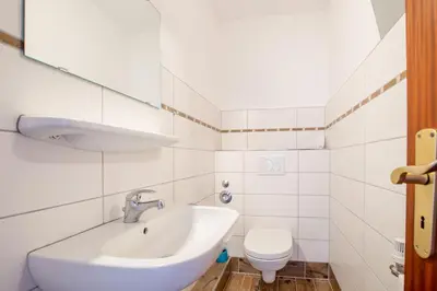 Ein Badezimmer in der Unterkunft STR 028 - Strandburg
