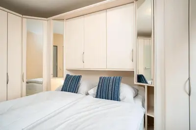 Ein Bett oder Betten in einem Zimmer der Unterkunft LIN 002 - Seepark