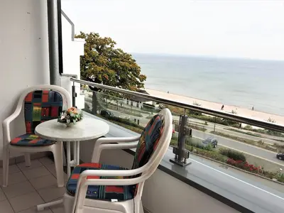 Ein allgemeiner Meerblick oder ein Meerblick von der Ferienwohnung aus