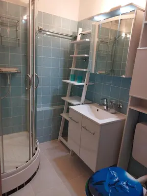 Ein Badezimmer in der Unterkunft TER 304 - Terrassenhuegel -Teilseeblick