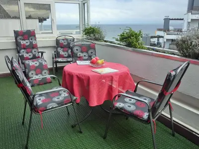 Ein Balkon oder eine Terrasse in der Unterkunft TER 304 - Terrassenhuegel -Teilseeblick