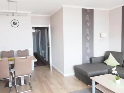 Ein Sitzbereich in der Unterkunft HOF 307 - Berliner Hof - Seeblick