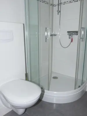 Ein Badezimmer in der Unterkunft HOF 307 - Berliner Hof - Seeblick