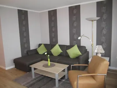 Ein Sitzbereich in der Unterkunft HOF 307 - Berliner Hof - Seeblick