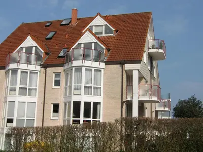Das Gebäude in dem sich die Ferienwohnung befindet