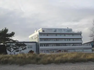 Das Gebäude in dem sich die Ferienwohnung befindet
