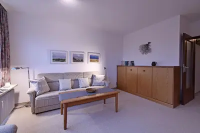 Ein Sitzbereich in der Unterkunft RES 511 - Residenz - Teilseeblick