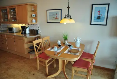 Küche/Küchenzeile in der Unterkunft RES 406 - Apartment Meeresliebe - Seeblick