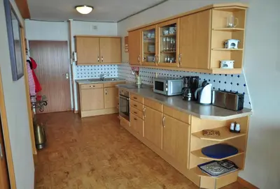 Küche/Küchenzeile in der Unterkunft RES 406 - Apartment Meeresliebe - Seeblick