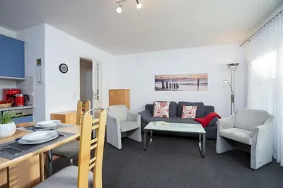 Ein Sitzbereich in der Unterkunft FIS 502 - Hanseaten Residenz