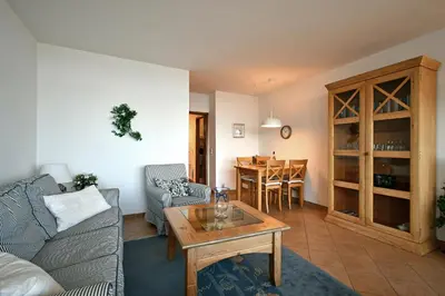 Ein Sitzbereich in der Unterkunft HOF 310 - Berliner Hof - Seeblick