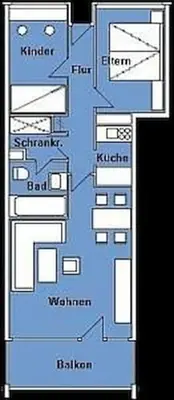 Grundriss der Unterkunft HOF 310 - Berliner Hof - Seeblick