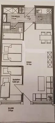 Grundriss der Unterkunft RES 408 - Residenz - Teilseeblick