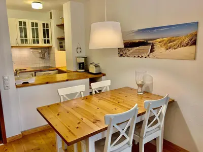 Küche/Küchenzeile in der Unterkunft RES 112 - Residenz - Ferienwohnung 