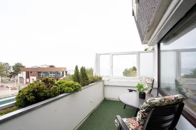 Ein Balkon oder eine Terrasse in der Unterkunft TER 215 - Terrassenhuegel - Seeblick