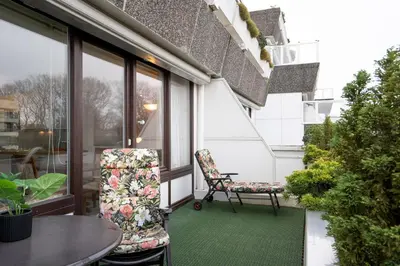 Ein Balkon oder eine Terrasse in der Unterkunft TER 215 - Terrassenhuegel - Seeblick