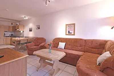 Küche/Küchenzeile in der Unterkunft RES 314 - Residenz - Teilseeblick